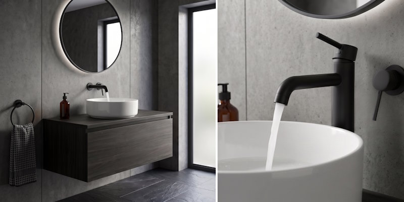 Matte Black Taps